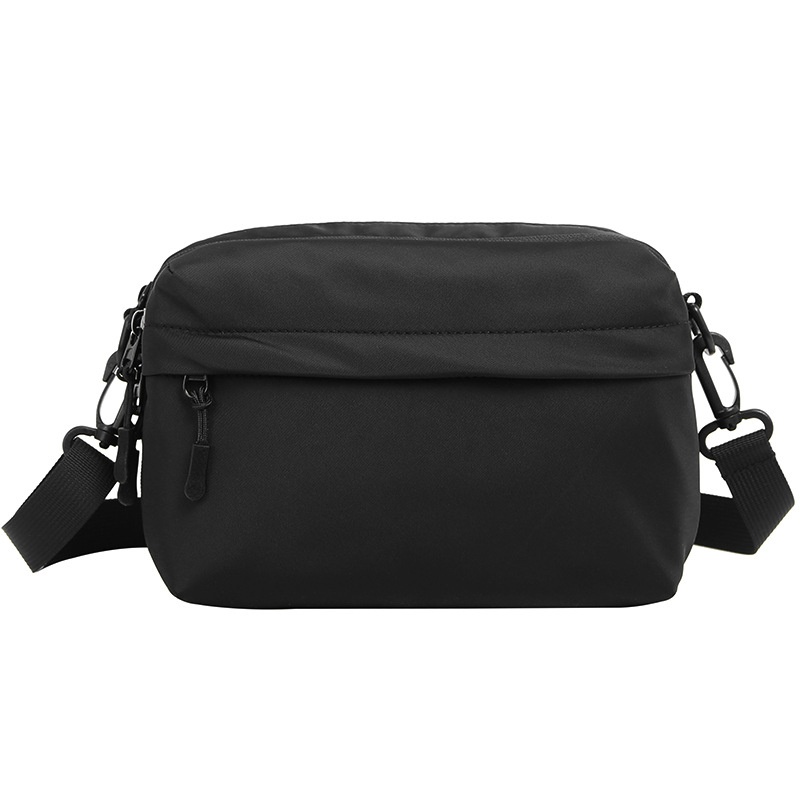 Men's Black Casual Crossbody Shoulder Bag