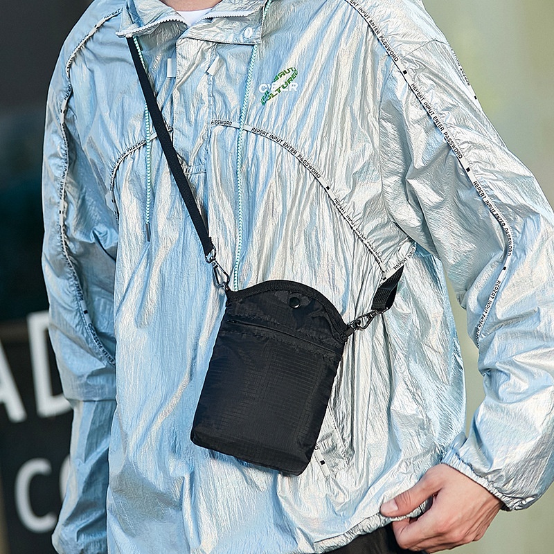 Lightweight Nylon Crossbody Phone Pouch Bag