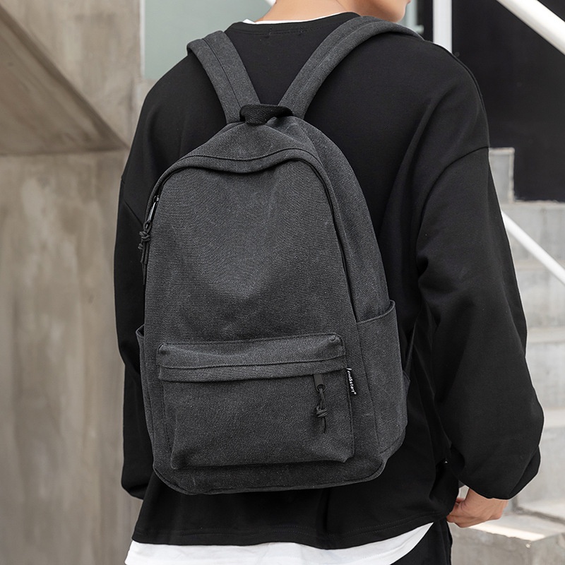 Unisex Canvas Backpack - Everyday School & Travel Bag