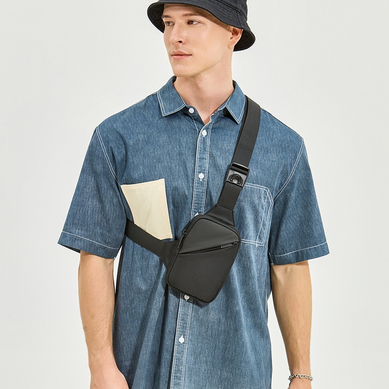 Men's Minimalist Chest Sling Bag - Everyday Crossbody