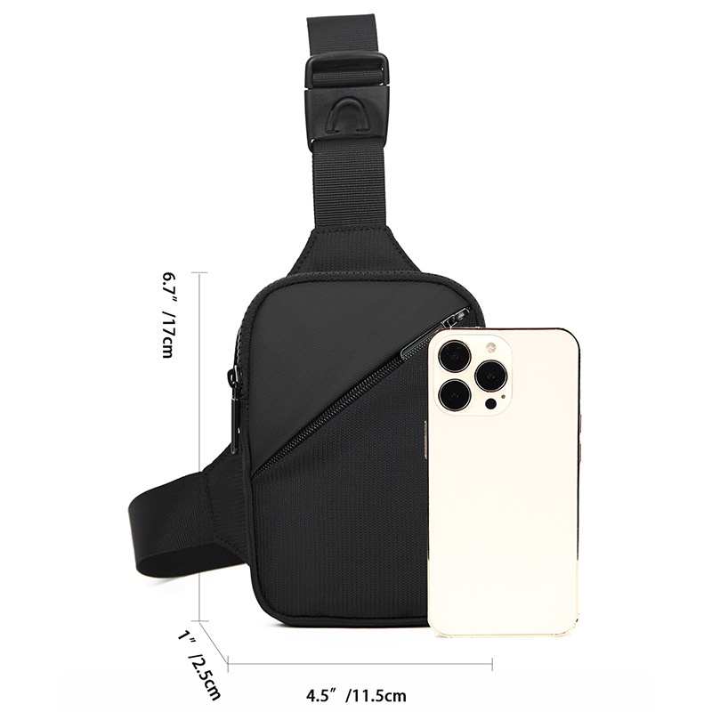 Men's Minimalist Chest Sling Bag - Everyday Crossbody