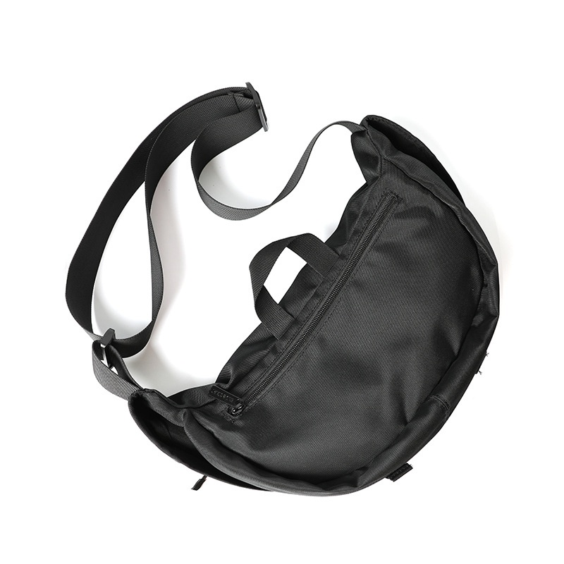 Everyday Black Messenger Crossbody Bag