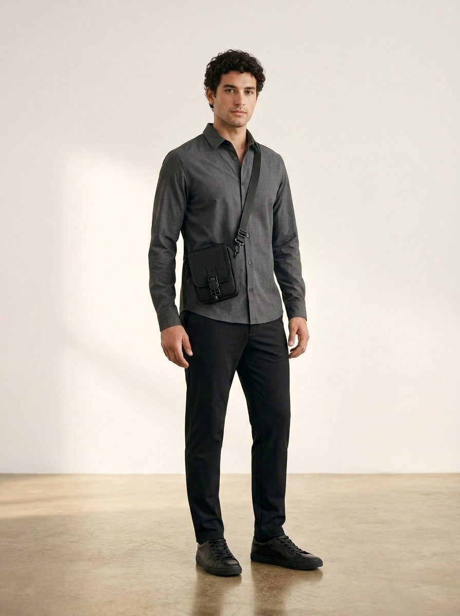 Men's Tactical Crossbody Bag - Small Messenger Pouch