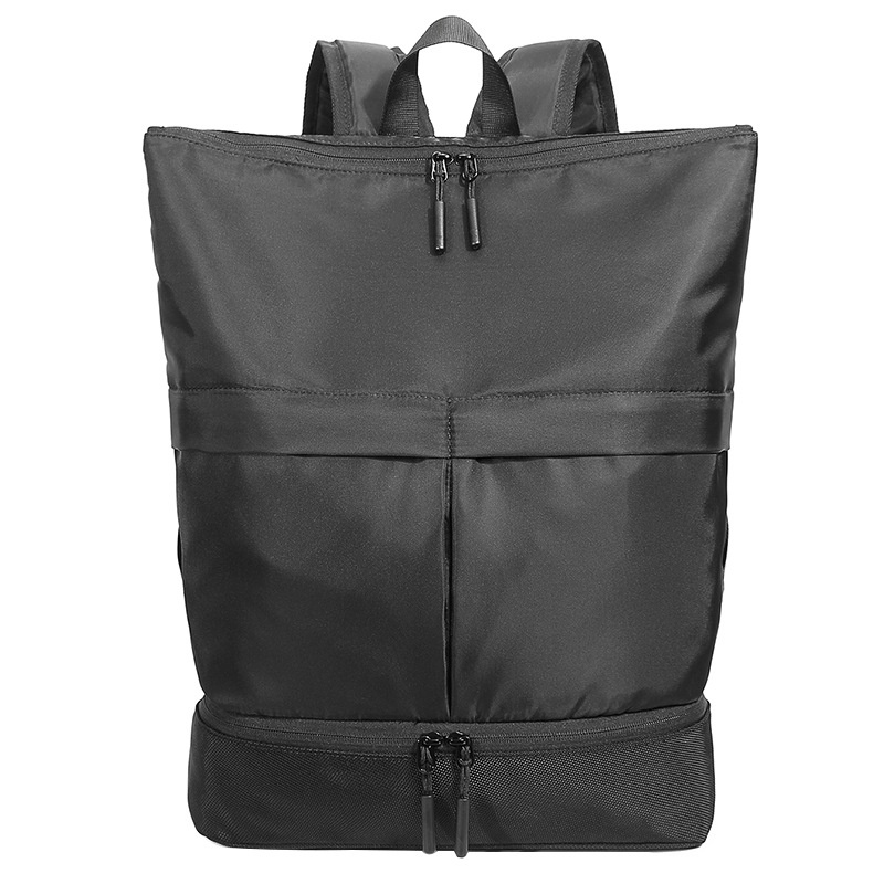 Modern Minimalist Black Backpack for Daily Commute