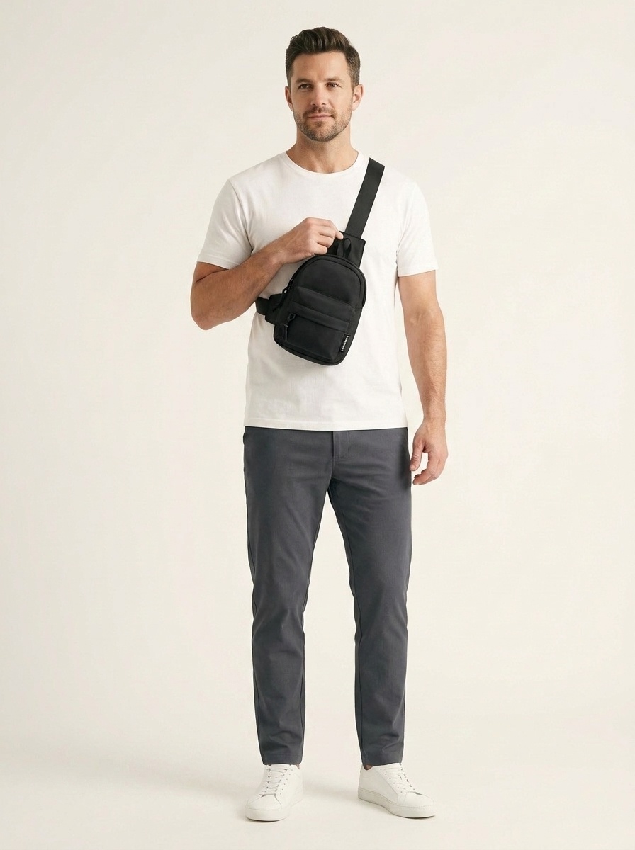 Mini Sling Chest Bag - Compact Crossbody for Essentials