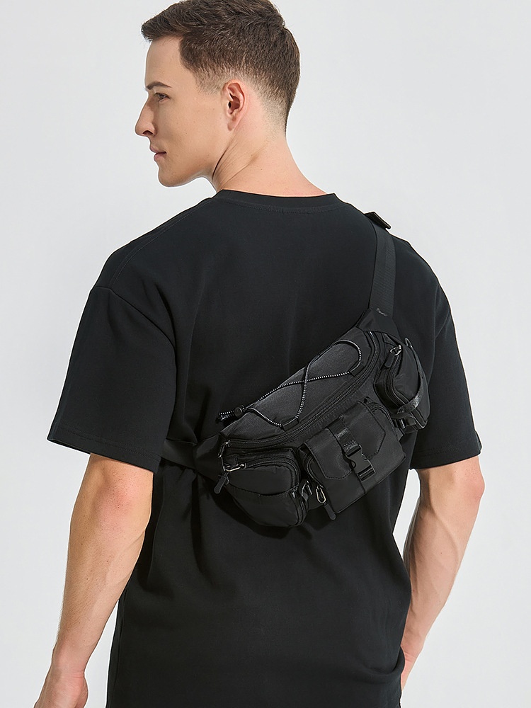 Men's Tactical Multi-Pocket Sling Bag & Fanny Pack