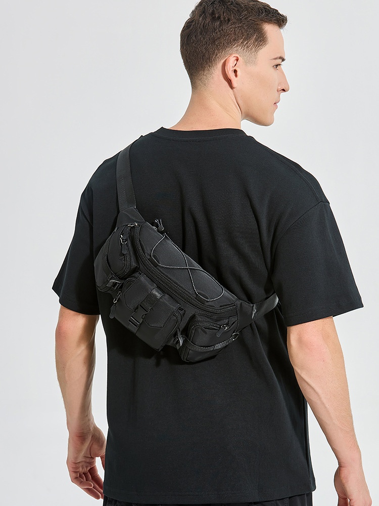 Men's Tactical Multi-Pocket Sling Bag & Fanny Pack