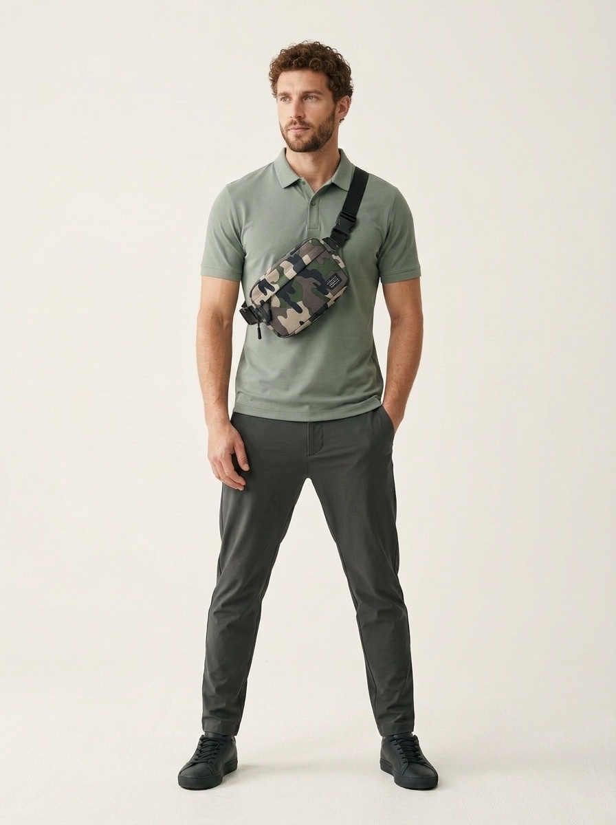 Camo Fanny Pack - Stylish Waist Bag for Travel & Daily