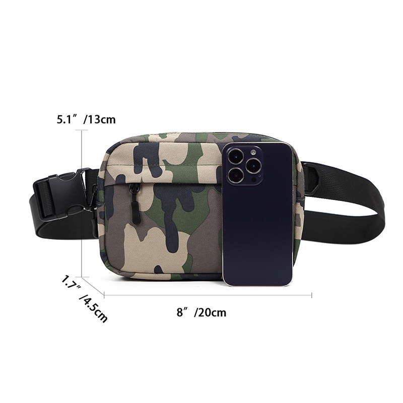 Camo Fanny Pack - Stylish Waist Bag for Travel & Daily