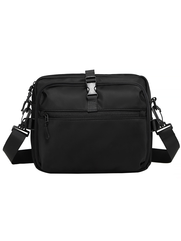 Urban Matte Black Crossbody Bag - Durable & Stylish