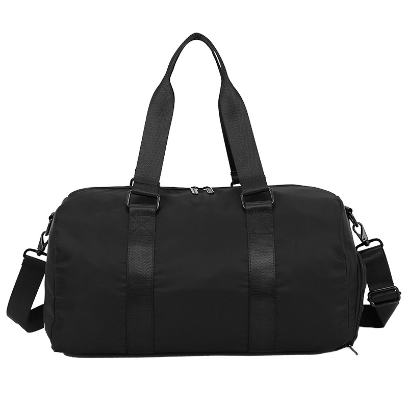 Versatile Black Gym Duffel Bag - Travel & Sports Carryall