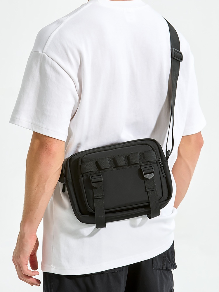 Men's Utility Crossbody Bag - Techwear Shoulder Messenger