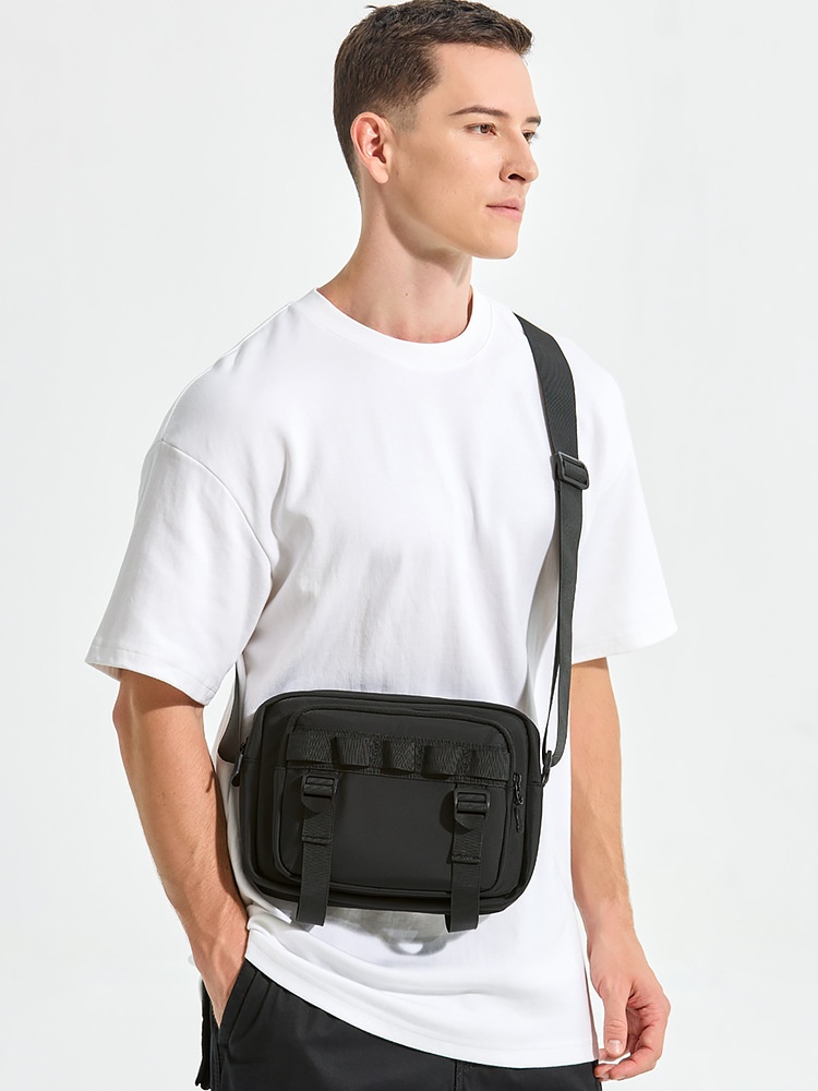 Men's Utility Crossbody Bag - Techwear Shoulder Messenger