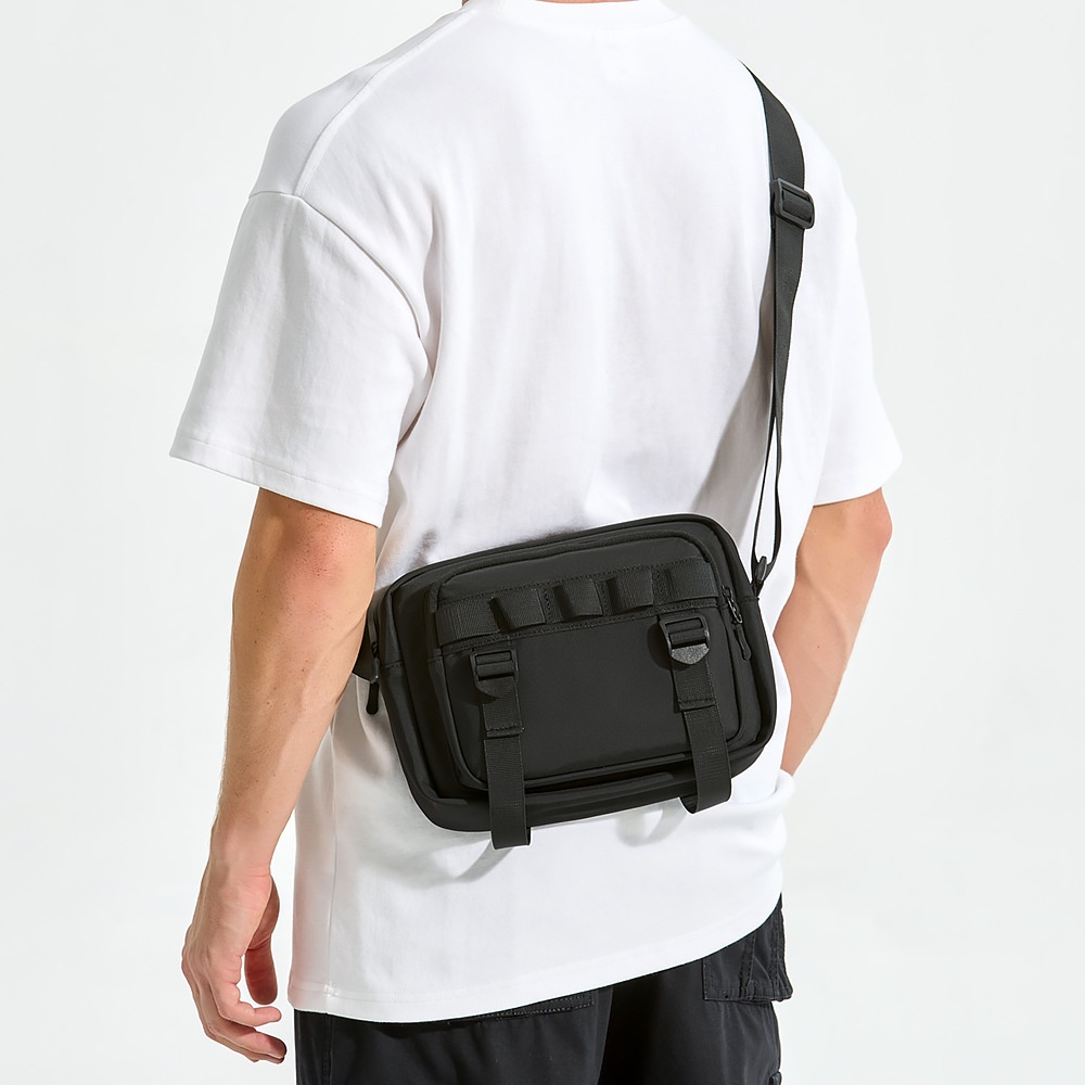 Men's Utility Crossbody Bag - Techwear Shoulder Messenger