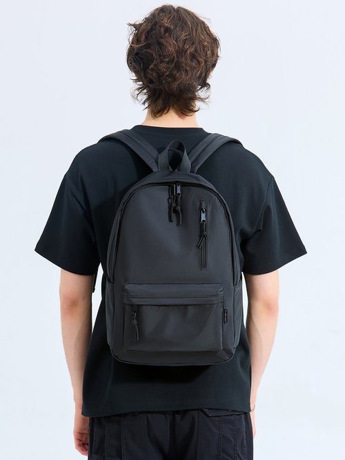 black minimalist backpack laptop Professional 303 ergonomic straps Matte Black Laptop Backpack -