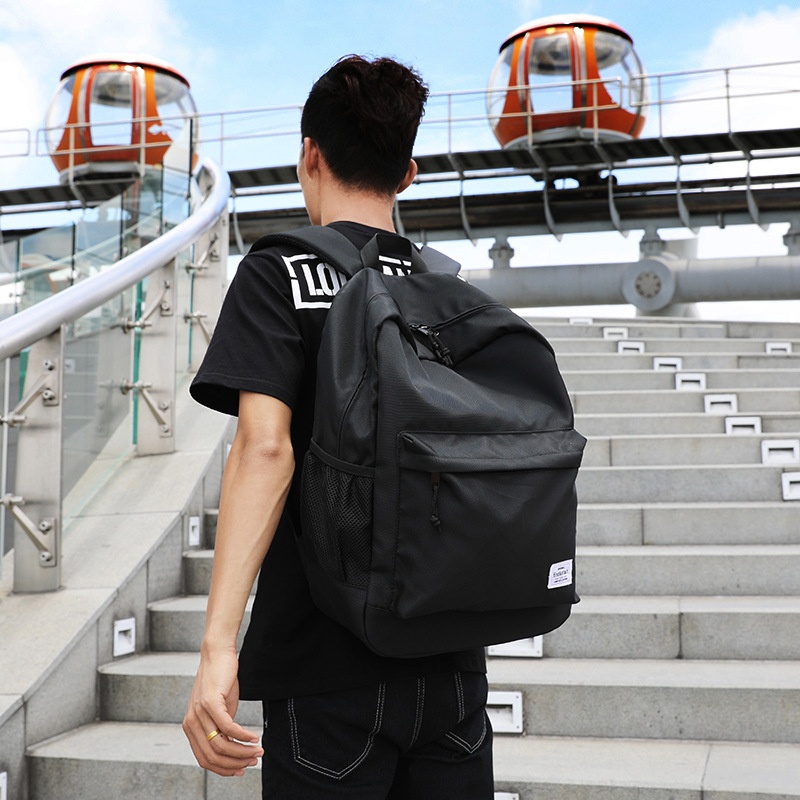 Durable Black Backpack for School & Travel