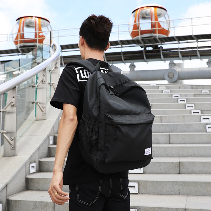 Durable Black Backpack for School & Travel