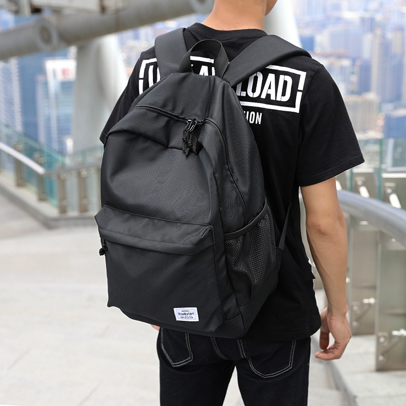 Durable Black Backpack for School & Travel