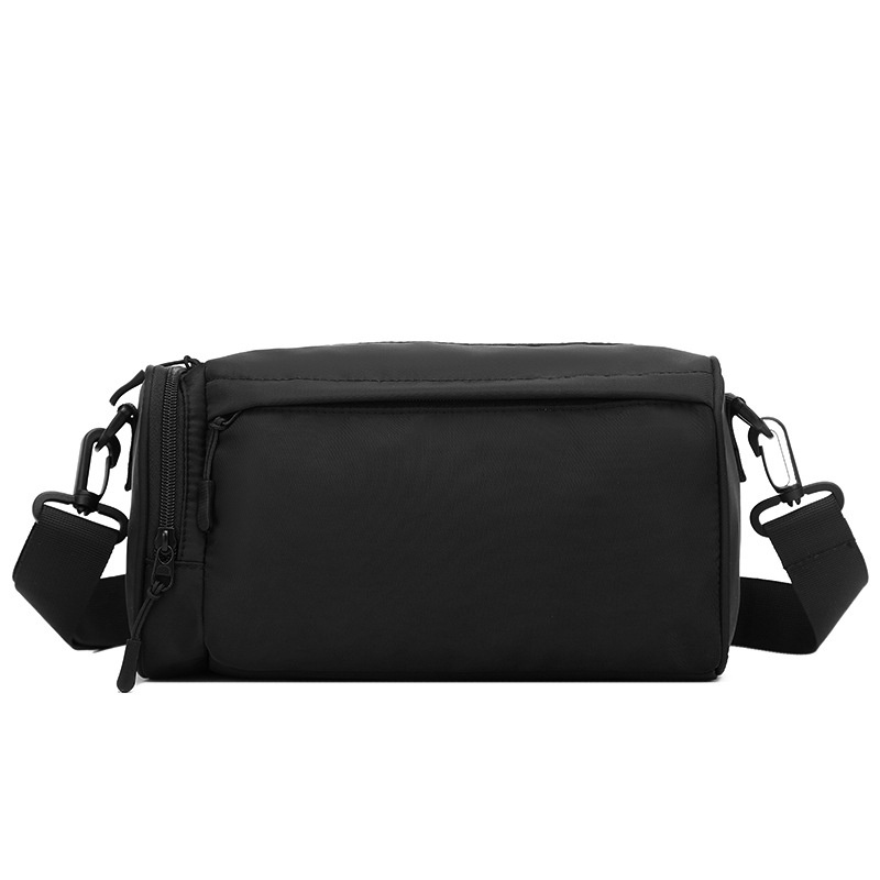 Men's Minimalist Black Crossbody Shoulder Bag