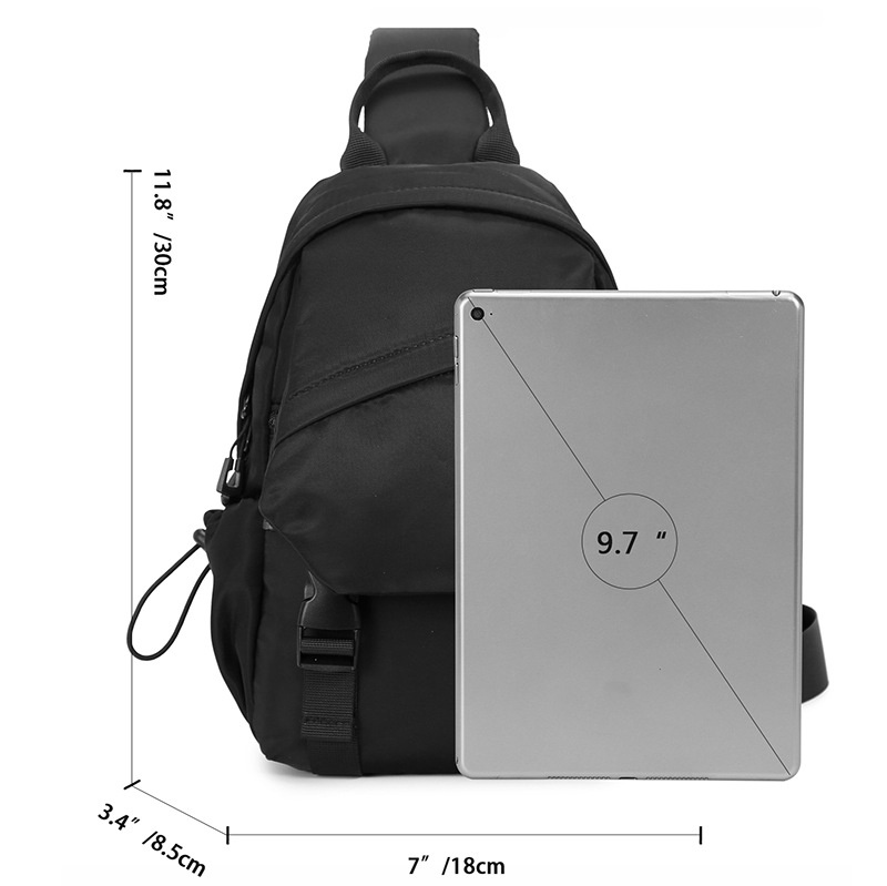 Men's Urban Sling Bag - Chest Crossbody Backpack