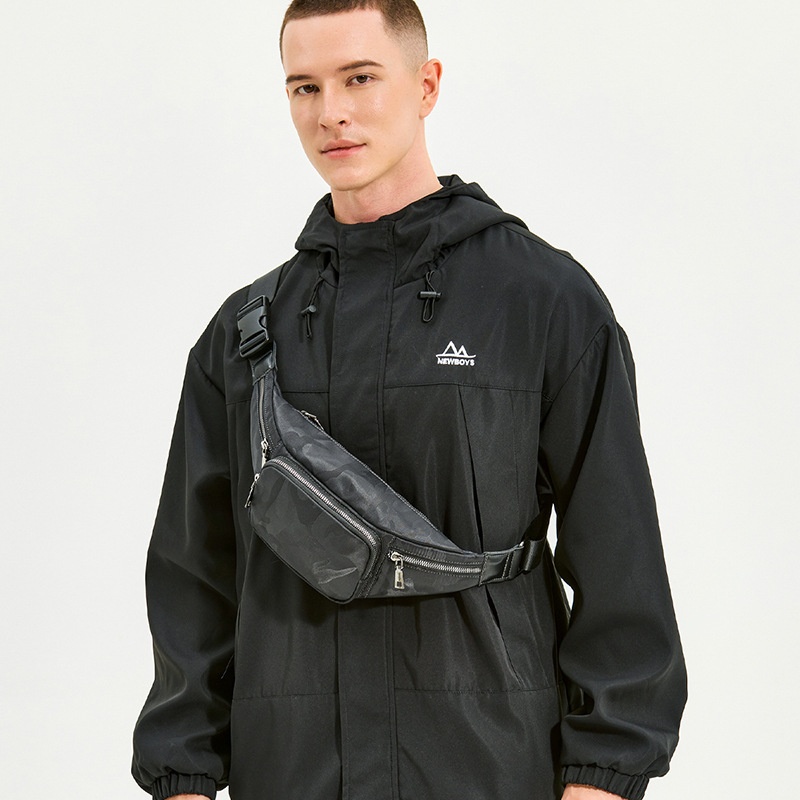 Men's Camo Fanny Pack | Stylish Waist Bag for Travel