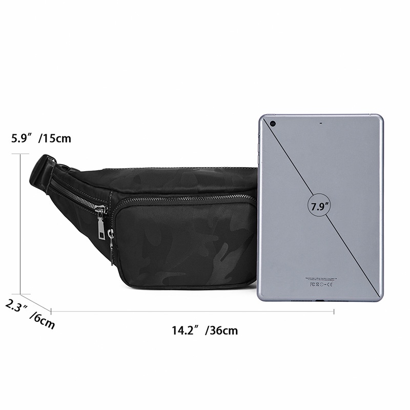 Men's Camo Fanny Pack | Stylish Waist Bag for Travel