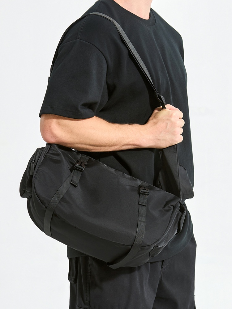 Urban Techwear Sling Duffel Bag - Men's