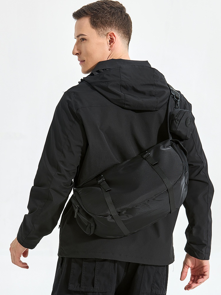 Urban Techwear Sling Duffel Bag - Men's