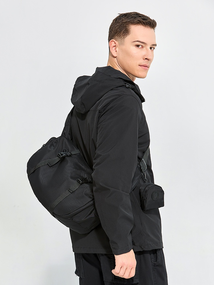 Urban Techwear Sling Duffel Bag - Men's