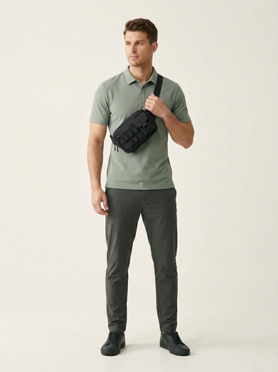 Tactical Utility Crossbody Bag - Men's Chest & Waist Pack