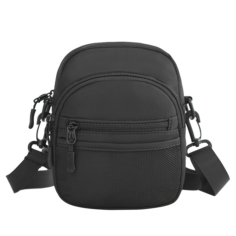 Compact Black Crossbody Bag - Everyday Messenger