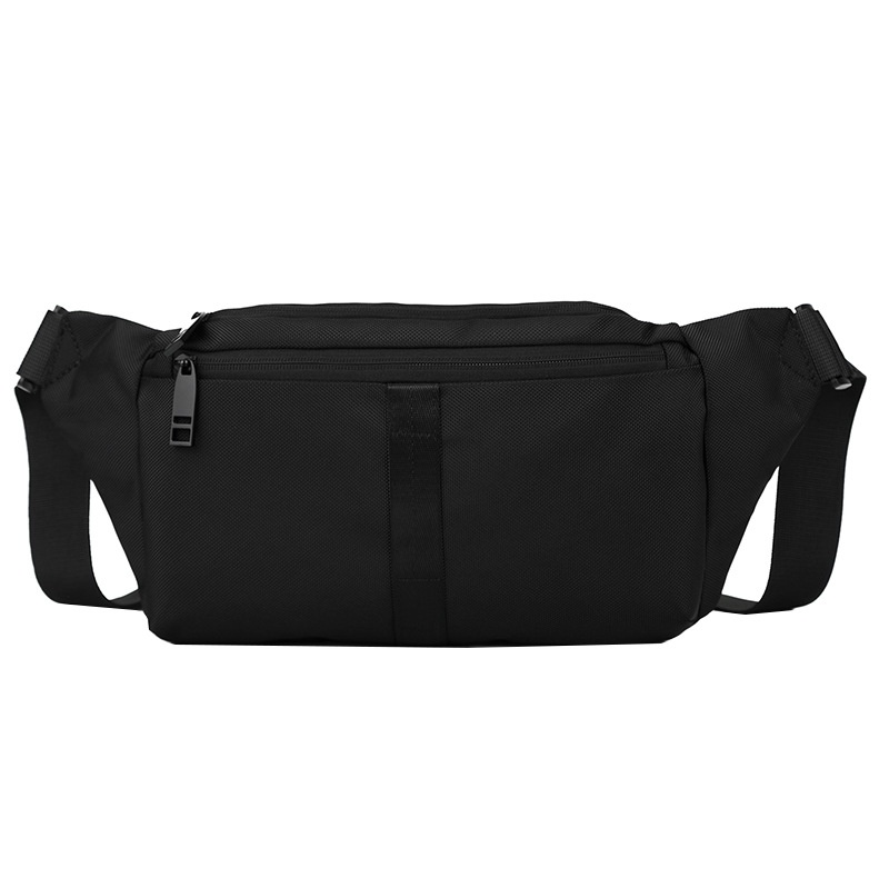 Sleek Black Crossbody Sling Bag - Everyday Fanny Pack