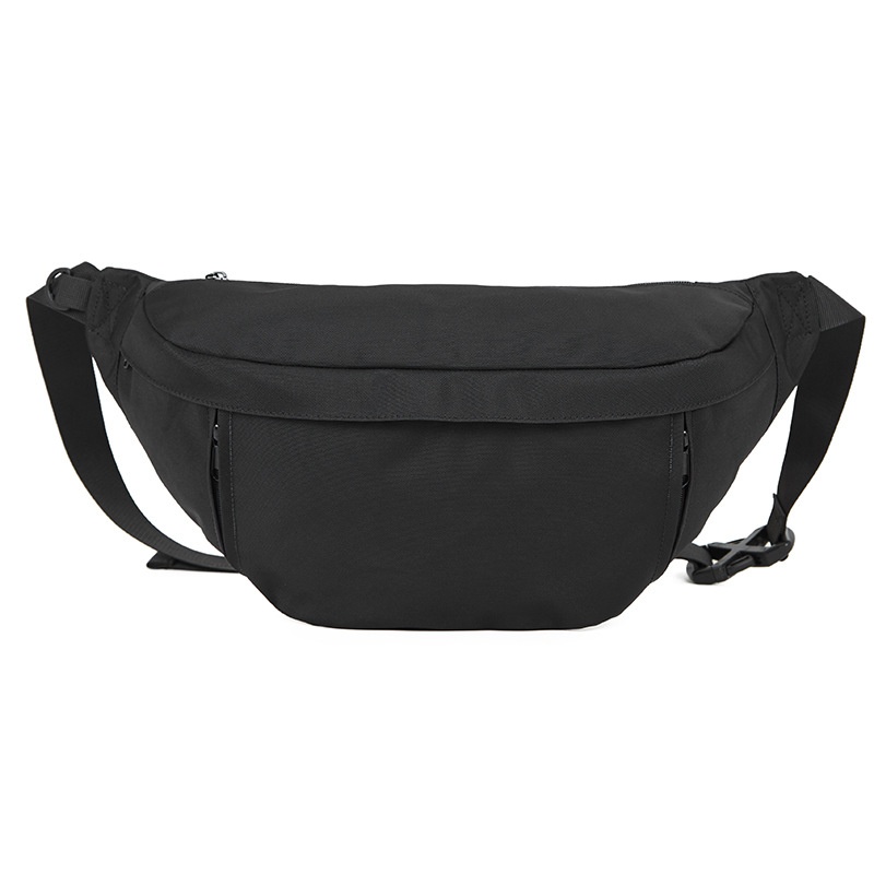Black Casual Crossbody Sling Bag - Men's Fanny Pack