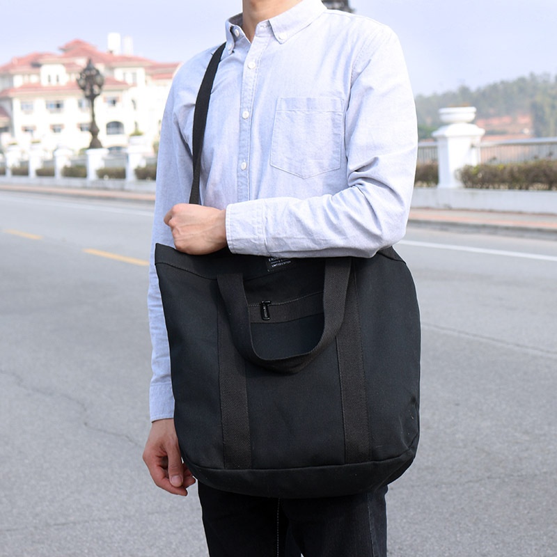 Unisex Canvas Tote Bag - Shoulder & Crossbody