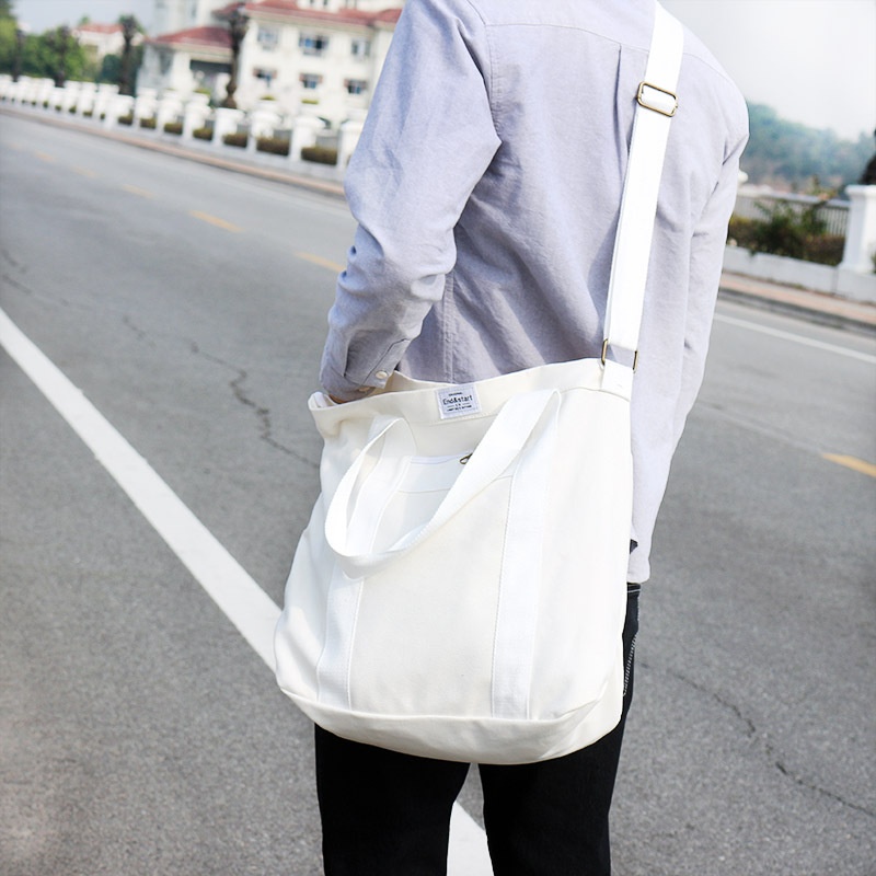 Unisex Canvas Tote Bag - Shoulder & Crossbody