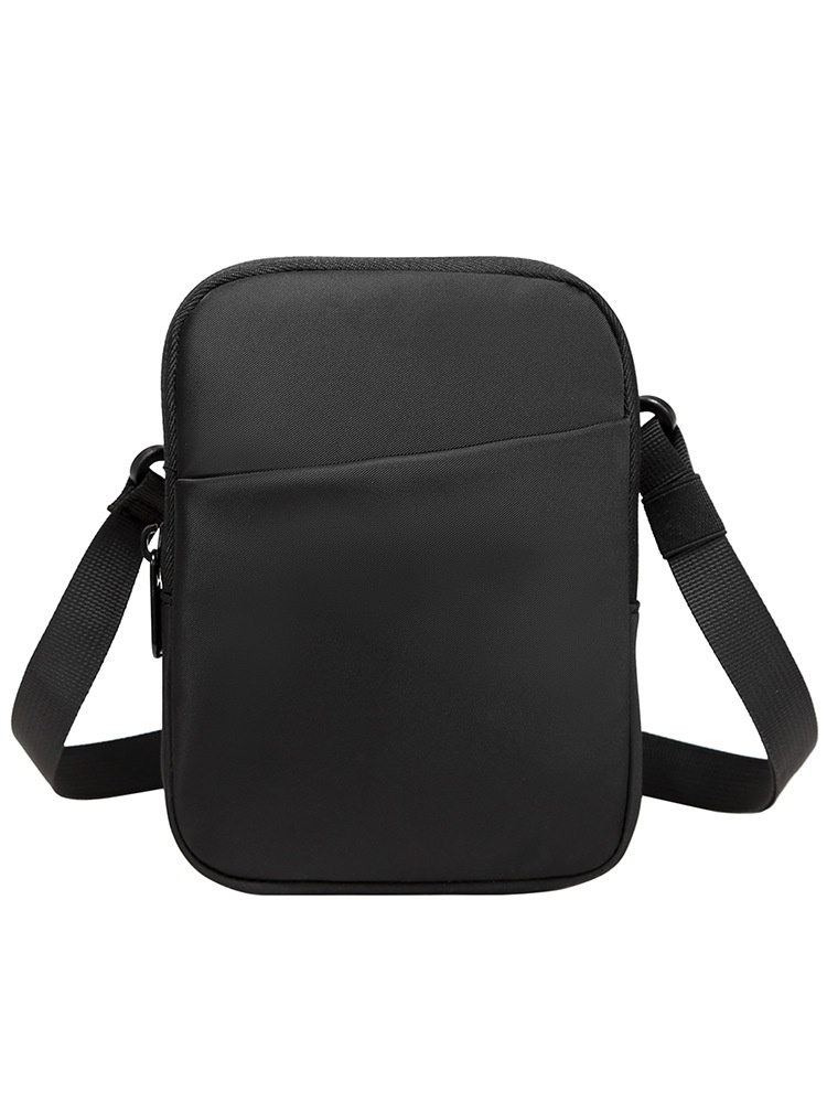 Men's Black Mini Crossbody Bag - Everyday Sling Pouch