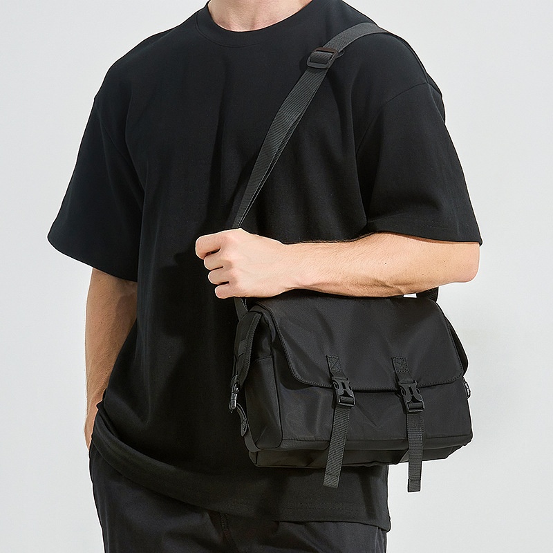 Men's Casual Messenger Bag - 13in Laptop Crossbody
