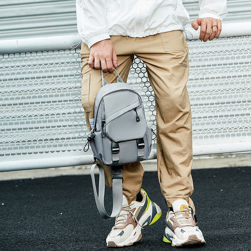 Men's Casual Sling Bag - Lightweight Crossbody Chest Pack