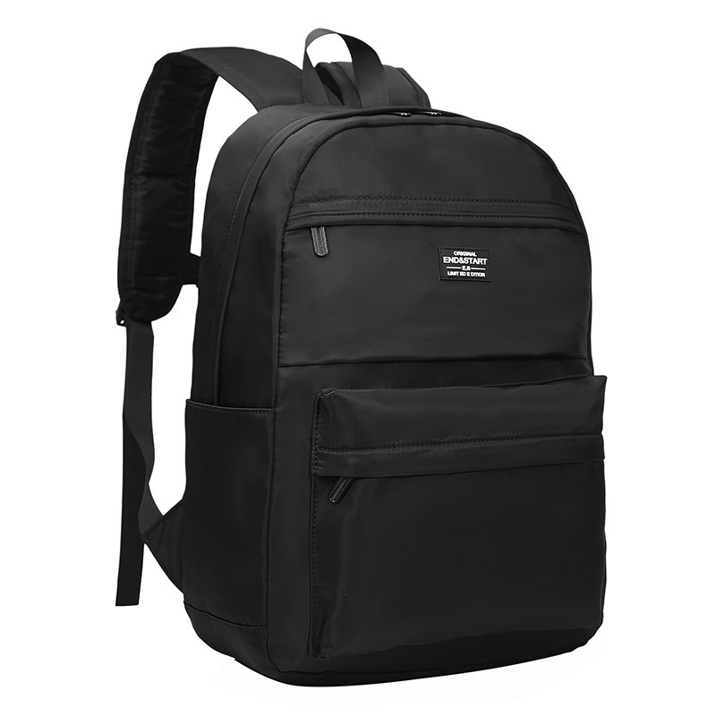 Durable Black Casual School & Travel Backpack