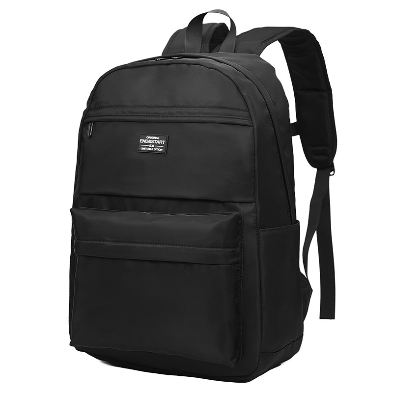 Durable Black Casual School & Travel Backpack