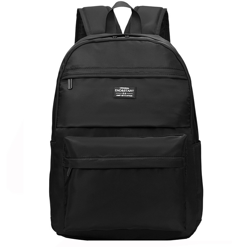 Durable Black Casual School & Travel Backpack