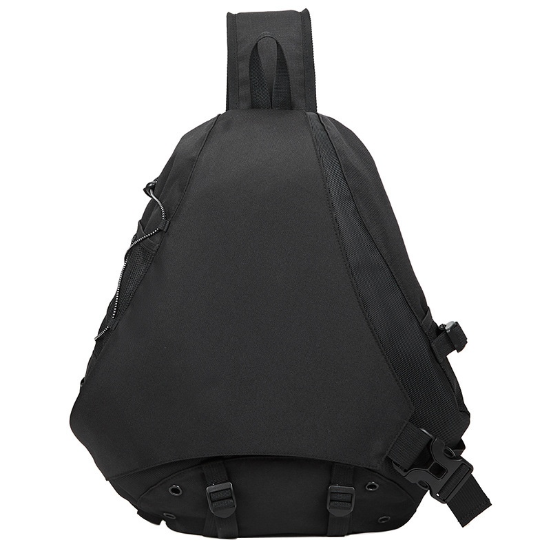 Sleek Black Sling Bag - Modern Crossbody Backpack