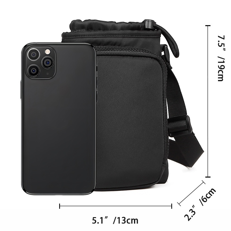 Compact Crossbody Water Bottle Bag & Phone Pouch