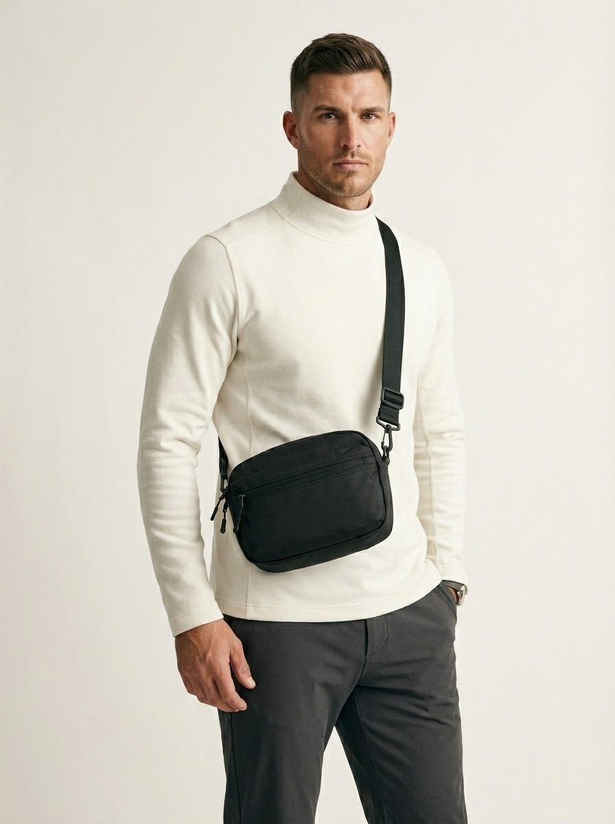 Unisex Casual Crossbody Bag - Travel Shoulder Sling