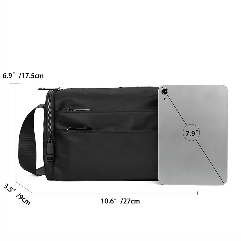 Men's Lightweight Nylon Crossbody Bag