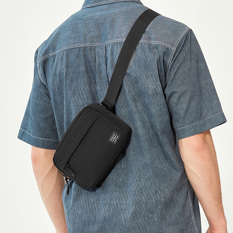 Black Everyday Sling Bag - Versatile Crossbody Chest Pack
