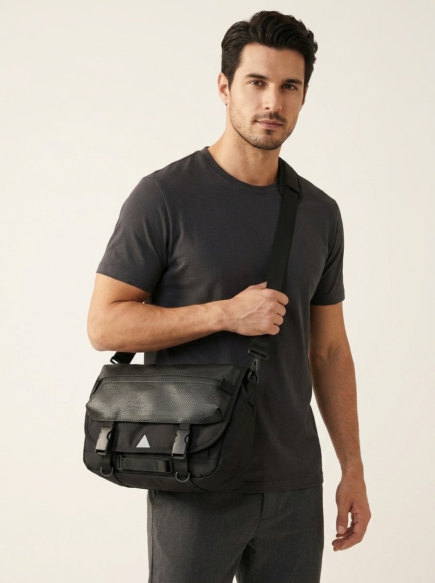 Urban Tech Messenger Bag - Waterproof Crossbody