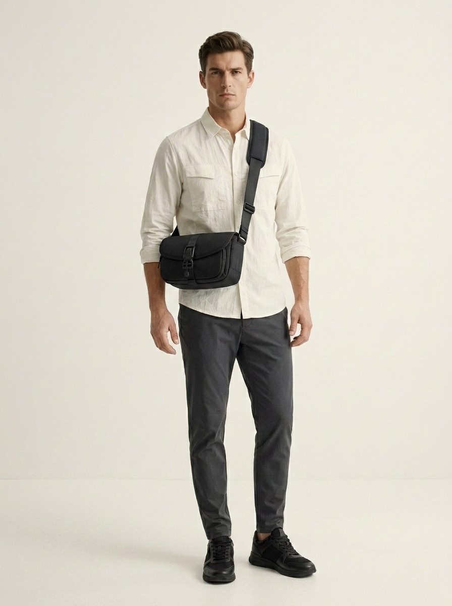 Waterproof Tech Crossbody Bag - Durable Sling