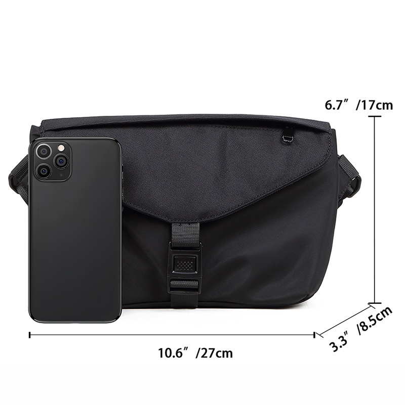 Minimalist Techwear Crossbody Bag - Men's Sling Pack