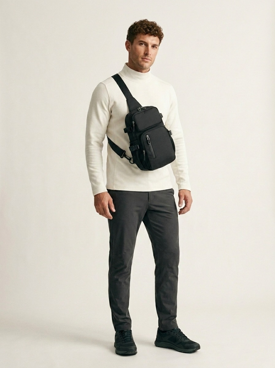 Men's Tactical Sling Bag - Crossbody Chest Pack